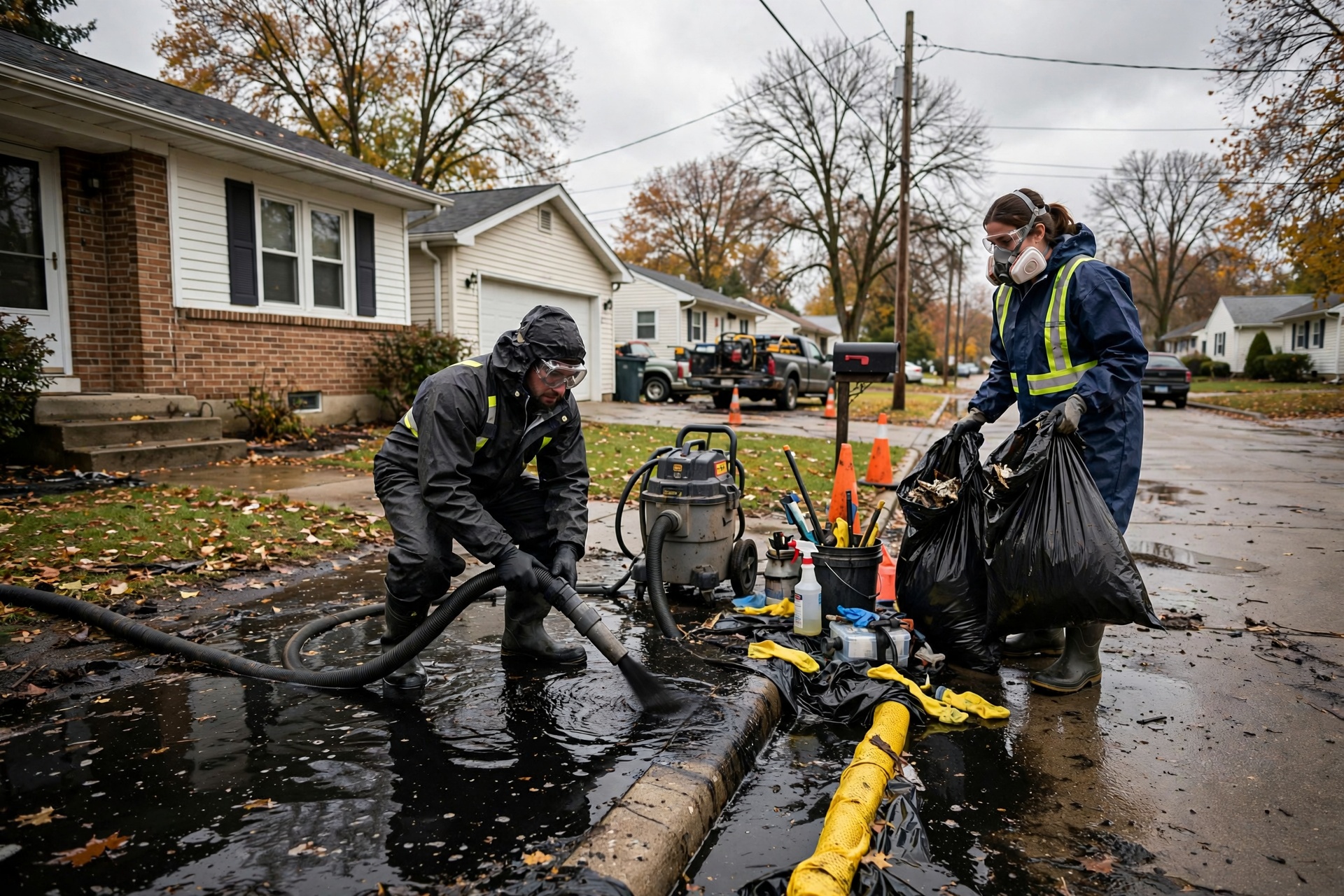 Complete Guide to Black water cleanup in Roseville, Michigan