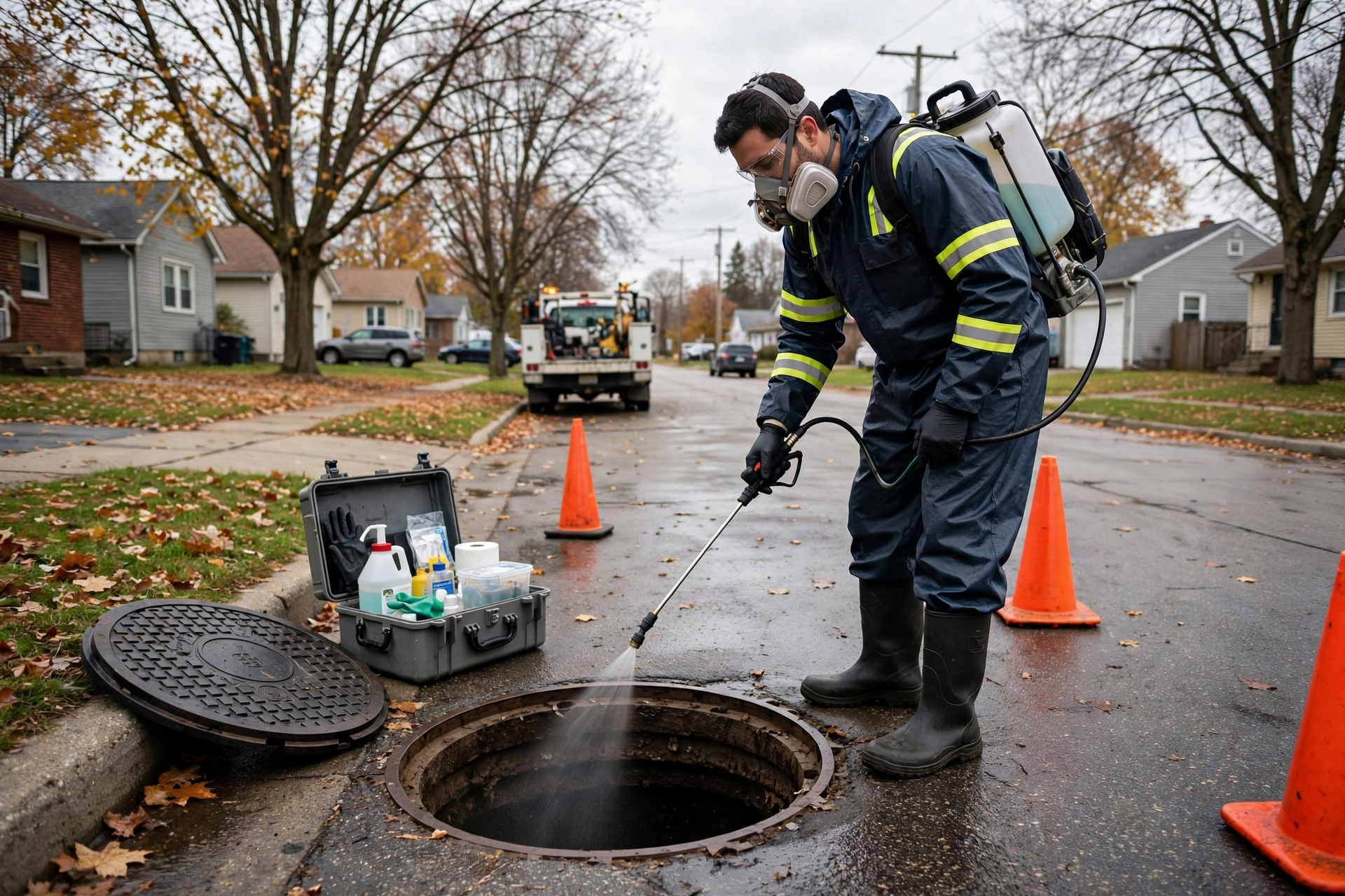 sewage cleanup in Macomb Gardens