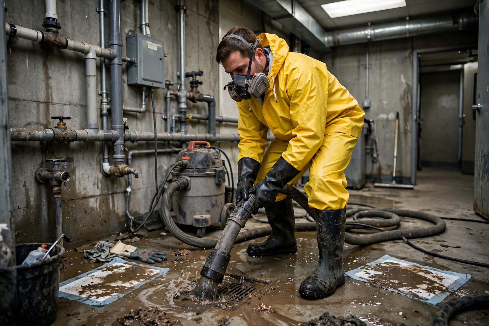 Commercial Sewage Cleanup in Roseville, MI