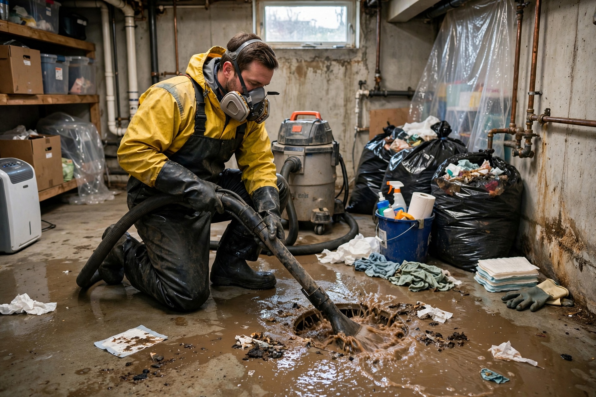 Sewer Backup Cleanup in Roseville, MI